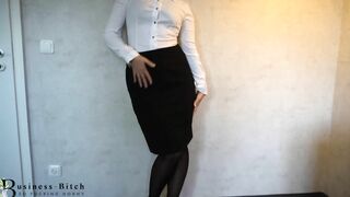 business skank is stripping for you - Cutie toy wall