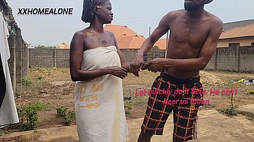 Nasty bitch almost get caught cheating on her husband with her neighbour.
