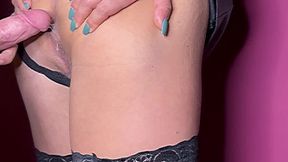 Unprotected ass&#x1F351; only - Jealous husband cums inside his cheating wife's asshole (Italian dialogue)