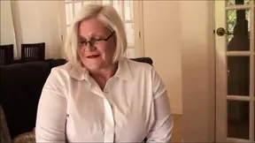 Blindsided by a sweet treat, granny's got a sugar-coated twat licked to perfection