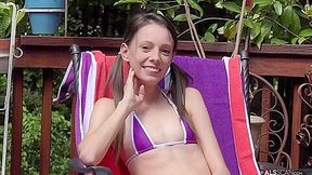 Extra Tight Skinny teen 18+ Chick Aria Haze Hot Porn Clip