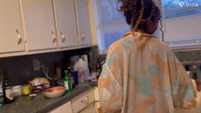 TinyAnalQueen Gets Daddy's Big Black Cock&#x1F32D; Deep