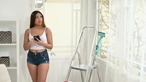nympho window cleaner may thai tempts suits into giving her the dp treatment gp3059