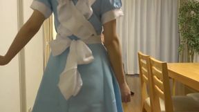 Summon Cute J-Pop Maid, Ai Hoshina, For Some Saucy Play and Hand Relief