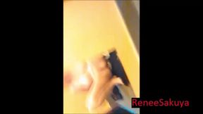 Shows off Sweat Fingers in Locker Room