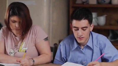 Horny Guy Cheats On His Gf With Her Blonde Mom