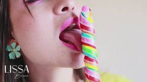 Slime and candy go into my pussy
