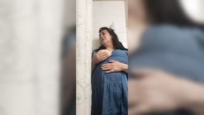 Mom gets son off, milks him hard, and takes the load in her eager mouth
