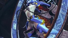 robot girl on a sex machine - 3d hentai