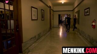 Van and Sebastian Keys give Tryp Bates kinky private edging session