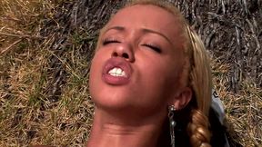 barbie banks needs to dye her pubes or shave clean because, her curtains don t match her carpet