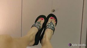 Feet in Flip Flops POV - Kylie Jacobsx - MP4 480p SD