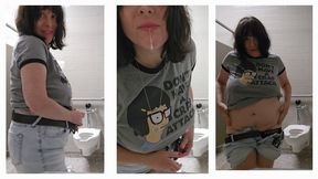 WEEKEND FEEDING PUBLIC TOILET
