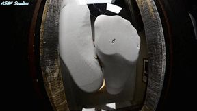 K crushing in thin white socks - MOV