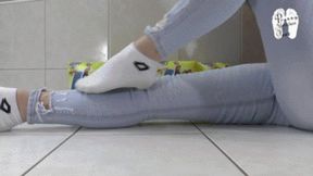 Inflatables under merciless feet