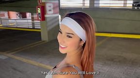 Colombian teen lures gym stranger for analplay with a plug