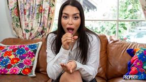 Vanessa Sky's long hair porn by Property Sex