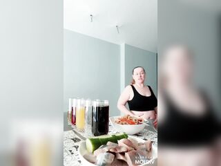 Gluttonous woman