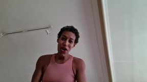 Suckle on my tiny tits