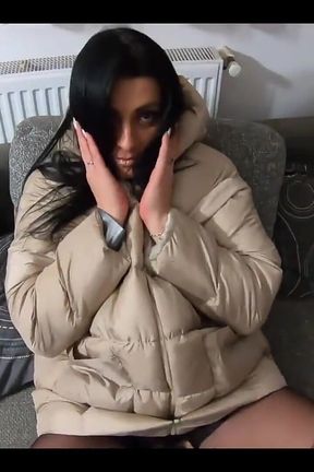 Play with Cum on My Soft Nylon Linner and Down-jackets 261- Preview