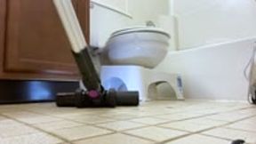 Teenie trying to escape Giantess Vacuum 1080