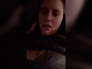 Sexy wife enjoys a smoke in her brassiere and pants previous to couch