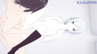Kanade Yoisaki (braid hair) and I have intense sex in the bedroom. - Project SEKAI Hentai