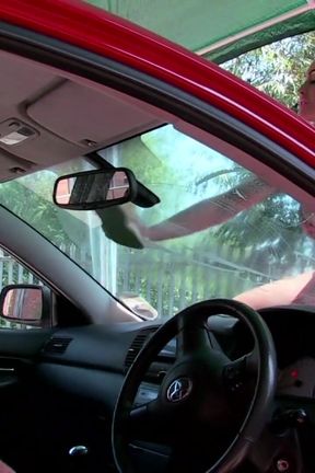 Outdoor and sex in car activities for Phoebe Adams and Ryan RyderH