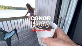 Coffee and Cumming Alexis Load takes Conor Pills in Hotel