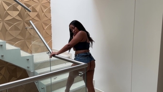 hot Colombian brunette