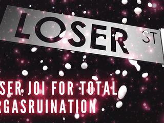 Loser JOI for Total Orgasruination