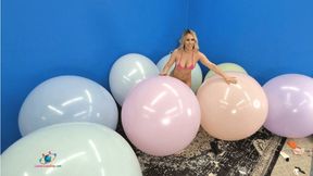 Bunny's 36-in Pastel Balloon Popping Cam 2 HD WMV (1920x1080)