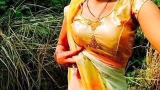 Desi Village desi chick – Outside Natural Titties – Hindi