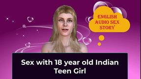 sex with 18-year-old indian teen girl - english audio sex story