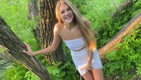 Dare to fuck me outdoors? - Russian Amateur POV