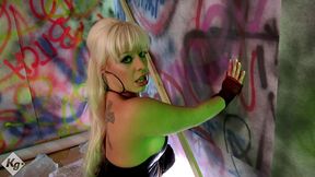 hot blonde trash whore loves a hard fuck
