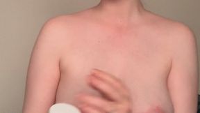 Wet and super super oily tits !