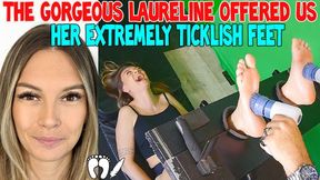 THE GORGEOUS LAURELINE OFFERED US HER EXTREMELY TICKLISH FEET - HD WMV