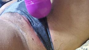 ???: Busty Beauty Climaxes in Lacy Panties???:)