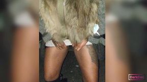 the kinky slut queen  dark dea  in peeing outdoor compilation