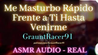 "I'm all soak..." Real ASMR - I Masturbate Inside Front Of You Until I Come - ASMR Audio