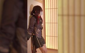 Cute Asian Ladyboy Cosplayer [Hu-tao Genshin Impact] 9