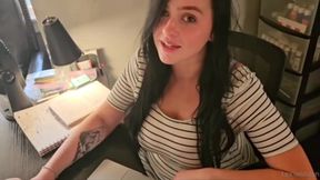 beautiful big tits brunette secretary cheats with boss