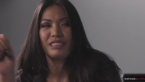 naughty asian secretary polly pons takes her colleague’s up her ass
