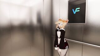 Femboy give you ASMR into a elevator - VRChat ASMR - Lewd