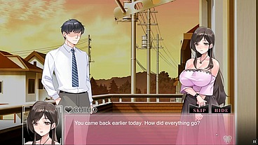 NTR aholic [Hentai game PornPlay] Ep.2 cute houswife is getting wet while thinking about cheating on her husband