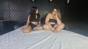 TWO GODDESS HAVE FUN WHEN FARTING ON DWARF GIRL BY KWEN, BRITNEY HUNTER AND ANANZINHA CAM BY ALINE FULL HD