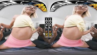 VIRTUAL PORN - Petite Chloe Temple Interracial #POV