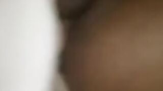 Hung white guy plows african step sister into doggy