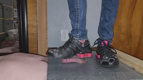 Cock trample with nike shox